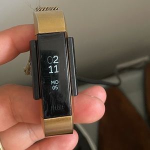 FitBit Alta HR watch, TWO bands and charger